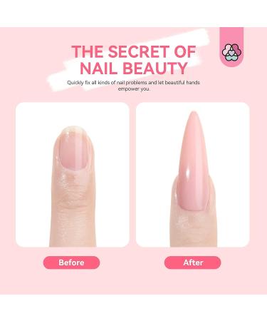 Saviland Acrylic Nail Kit - 4PCS Clear/White/Pink/Nudes Powder and Liquid Set for Nail Extension - Non-Acid PH Bond, Brush, Dappen Dish - Perfect for Beginners DIY - Buy Online on SooperMarket.com
