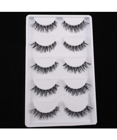 SANWOOD 5 Pairs False Eyelashes Extension - Type 10377 | Premium Quality for Stunning Eyes | International Shipping Available - Buy Online on SooperMarket.com