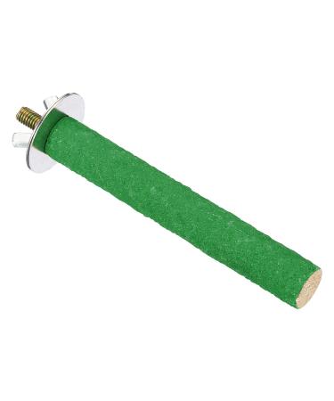 Patikil 0.6x3.9 Vogel paw bird wood barsch stand cage accessories for small bird parrot love bird parallel parliament wave sittich green 0.6x3.9 "green