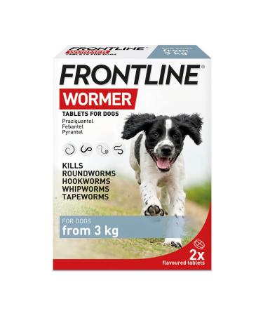 FRONTLINE WORMER - Worming Tablets for Dogs - 2 Tablets