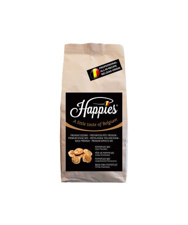 Happies baking mix for delicious poffertjes prefabricated baking mix dough mixture for Poffertjes mix easy to prepare by adding water |(2.5) 2.5 kilograms