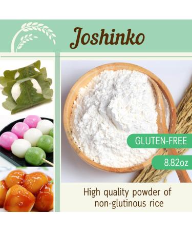 Joshinko Japanese Nonglutinous Rice Flour for Dango, Kashiwamochi, Chimaki - 8.8oz / 250g - Buy Online on SooperMarket.com