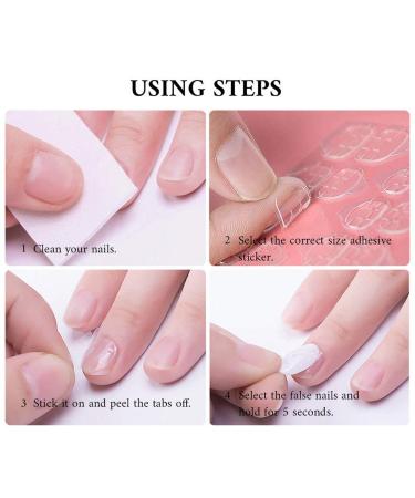 Red Stiletto Press-On Nails | Oval Short False Nails for Women & Girls | 24PCS Nail Art Set | International Shipping - Buy Online on SooperMarket.com