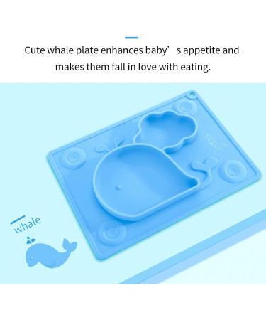 Super Kitchen Silicone Baby Suction Plate for Feeding | Blue | 1 Count - Buy Online on SooperMarket.com