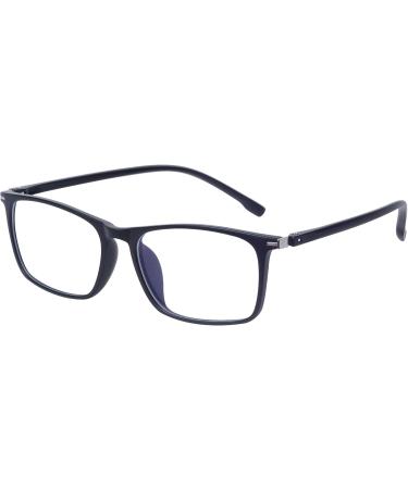 Blue Light Blocking Glasses for Computer - Anti Glare Fatigue Blocking Headaches Eye Strain - TR90 Frame Matt Black - Buy Online on SooperMarket.com