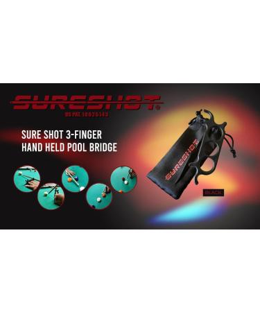 Sure Shot 3-Finger Billiard Mechanical Bridge for Billiards  Hand Held Pool Bridge  Billiards Pool Cue Accessory  The First Ever Handheld Snooker Accessory That Perfects Every Shot! - Buy Online on SooperMarket.com