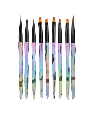 9PC Nail Art Kit: Pens Brushes Dots & Marking Tools for DIY Designs - Buy Online on SooperMarket.com
