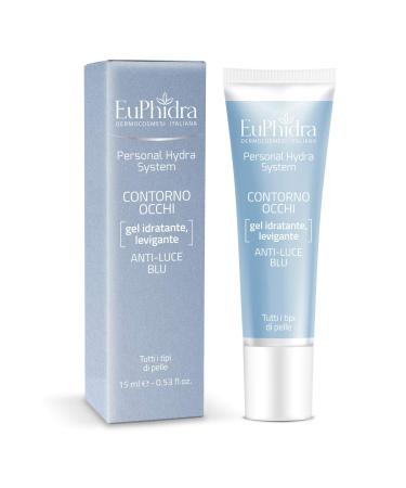 Euphidra Eye Contour Anti Blue Light Moisturizing Smoothing Gel Dark Circles and Signs of Fatigue - 15 Ml