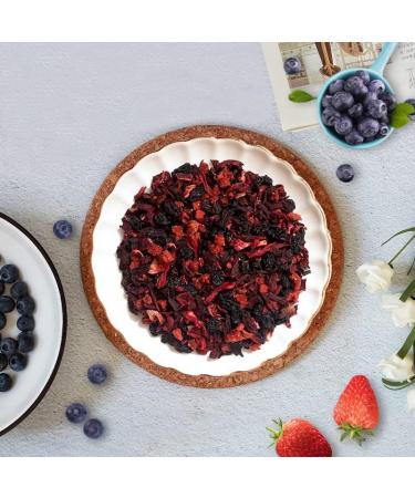 Plant Gift Currant Berries Blueberry Raspberry Tea Bags hibiscus tea bags Roselle Blueberries Grapes Raspberries Into Iced Tea & Hot Tea Oganic Fruit Herbal Tea 70G/2.5oz - Buy Online on SooperMarket.com