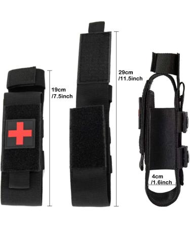 Feloyal Tactical Molle Tourniquet Holder Bag - Military Pocket Emergency Equipment Pouch for First Aid & Trauma Scissors (Black) - Buy Online on SooperMarket.com