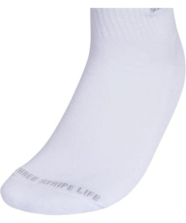 adidas Women's Cushioned Sport High Quarter Socks (3-Pair) - Medium - White/Clear Onix Grey - Buy Online on SooperMarket.com
