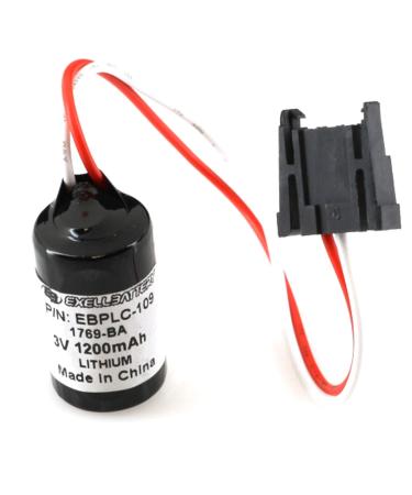 3V PLC Backup Battery Replace Compact 1769-L23-QBFC1B Compact 1769-L23E-QB1B Compact 1769-L23E-QBFC1B Compact 1769-L32E Compact 1769-L35E Micro 1400 Micro 1500