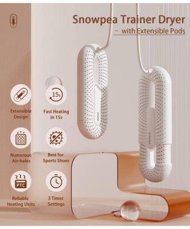 Snowpea Electric Shoe Dryer & Warmer | Eliminate Odor | Timed Auto Self Off | Upgraded-White - Buy Online on SooperMarket.com
