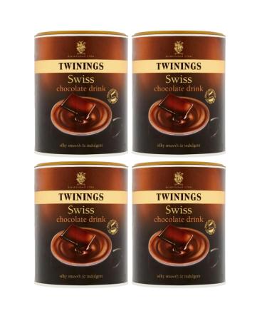 Hot Chocolate Bundle with Twinings Swiss Chocolate Drink 350g (4 Pack)