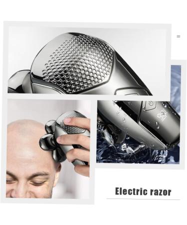 Buy 2 Sets Electric Shaver for Men - Rechargeable Beard Razor with 6 Heads | International Shipping Available - Buy Online on SooperMarket.com