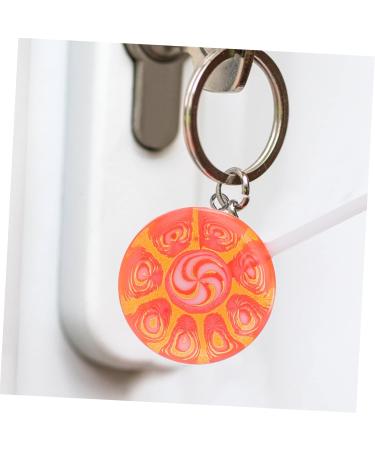 12 Pcs Lollipop Keychain Key Fob Lollipops DIY Charm Key Hanging Charms Dessert Bracelet 6X3CMx5pcs Assorted Colorx5pcs - Buy Online on SooperMarket.com