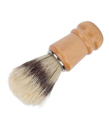 Premium Wooden Handle Salon Shaving Brush for Men - Comfortable Grip for Home Use - Buy Online on SooperMarket.com