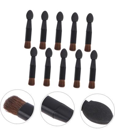 Baluue 10pcs Double Ended Eye Shadow Stick Eyeshadow Sponge Makeup Applicator Beauty Sponges Plastic Black - Buy Online on SooperMarket.com