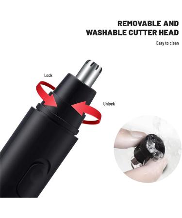 TEMKIN 2 in 1 USB Rechargeable Nose Hair Trimmer & Beard Shaver | Electric Ear & Nose Hair Cutter - Best Shaving Tool for Men - Buy Online on SooperMarket.com