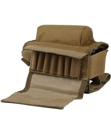 KWNRAOR Rifle Cheek Riser with 7 Buttstock Ammo Holder - Khaki - Buy Online on SooperMarket.com