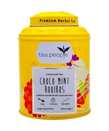 Tea People Choco Mint Rooibos Loose Tea Caddy 125g Chocolate 125g Loose tea caddy