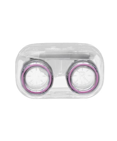 Worparsen Eyeglass Holder Transparent Glasses Holder Box Wear Resistant for Office Pink
