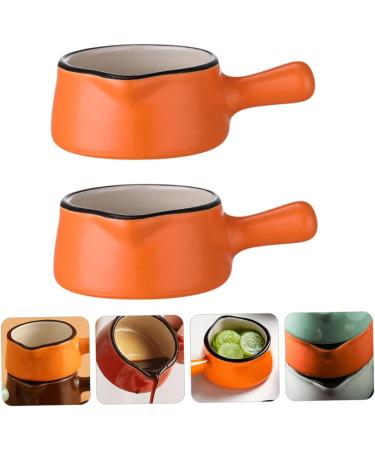 MAGICLULU 6 Pcs Mini Sauce Dish Milk Pasta Cooker Condiment Pot Coffe Creamer Espresso Mugs Coffee Mini Butter Seasoning Serving Dishes Dipping Sauce Bowls Sushi Drying Rack Ceramics Baby 8X5X3CMx3pcs Orangex3pcs - Buy Online on SooperMarket.com