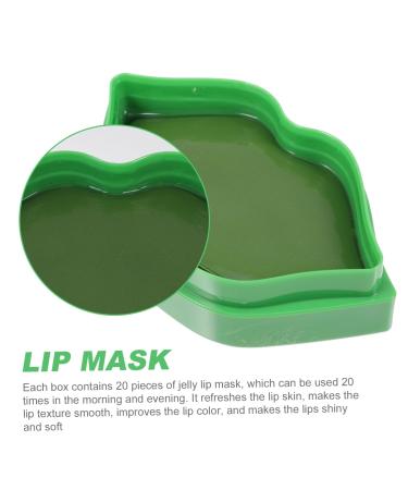 20pcs Lip Mask Set with Blue Headband & Brush - Moisturizing Sleeping Masks for Dry Lips - Hydrating Treatments & Care - Buy Online on SooperMarket.com