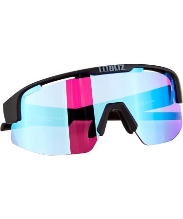 Bliz Matrix Small Nordic Light Sports Glasses - Matt Black/Violet Blue | Premium Performance & Style for Athletes - Buy Online on SooperMarket.com