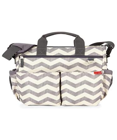 Skip Hop Duo Signature Changing Bag Chevron Grey