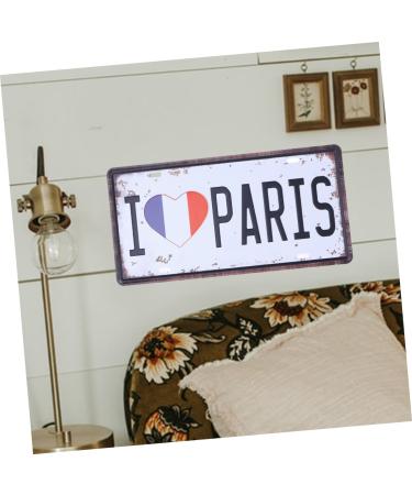 ABOOFAN Emblems Vintage Signs for Sale Out Door Decor Outdoor Metal Decor Iron Painting The Sign Iron Mark - Buy Online on SooperMarket.com