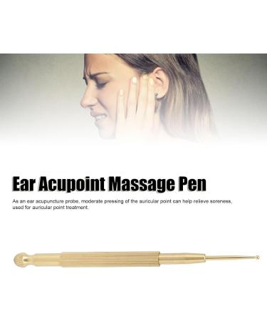 Double Head Ear Acupuncture Pen | Pain Relief & Reflex Zone Massage | Comfortable Handle for Easy Use - Buy Online on SooperMarket.com
