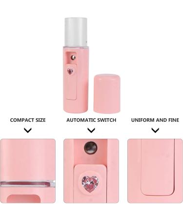 Baluue 1pc Humidifier Face Steamer Mini USB Mini Face Steamer Handheld Spray Device Makeup Device Abs Pink 11.5X3CM - Buy Online on SooperMarket.com