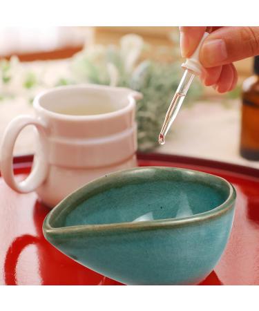 KALLORY Essential Oil Mixing Dish - Ceramic Spa Bowl for Facial Masks & Aroma Oils | Blue - Buy Online on SooperMarket.com