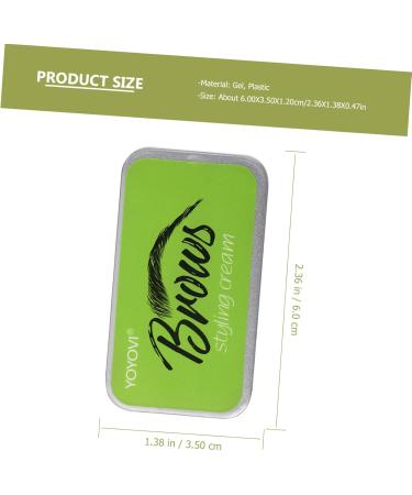 CANIGHT 3 Sets Natural Mascara Brow Shaping Soap Makeup Accessory Eyebrow Styling Soap Gel Texture - Buy Online on SooperMarket.com