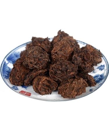 Oriarm Yunnan Ripe Puerh Tea Lao Cha Tou - Menghai Shu Puerh Old Tea Nuggets - Chinese Pu Erh Tea Aged 225g Ziplock Resealable Bag Puerh Old Tea Nuggets 225g - Buy Online on SooperMarket.com
