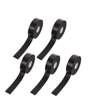 WOFASHPURET 5 Rolls Foam Eye Pads Lash Adhesive Fabric Lash Tape Esthetician Supplies Lash Extension Tape Eyelash Tape Foam Lashes Tape X5m Stickers Microporous 8.50X8.50X2.50CM Black