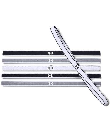 Under Armour Mini Headbands 6-pack Black (005)/White One Size