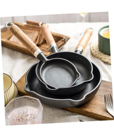 DELURA 1 Set Round Griddle Cookware Egg Frying Pan Mini Egg Pan Mini Pan Steak Frying Pan Pan Breakfast Pan Cooking Utensils Mini Egg Frying Pan Kitchen Supply - Buy Online on SooperMarket.com