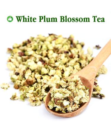 Organic White Plum Blossom Tea - Dried Flower Herbal Green Tea 35g | Plant Poison White Plum Flower Tea for Health Benefits - Buy Online on SooperMarket.com