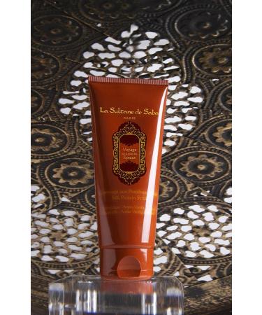 La Sultane de Saba Silk Protein Scrub - Ayurvedic Treatment - Spices Route - Amber Vanilla Patchouli Journey - 200g/7.1 FL Oz - Buy Online on SooperMarket.com