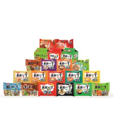 Nissin Demae Instant Noodles Ramen Assorted Flavours (100g x 15) | Tonkotsu Chicken Beef Satay Seafood Sesame Prawn Miso etc | Selected by CNMART