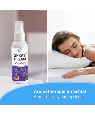Relaxing Lavender Pillow Spray | Deep Sleep Spray with Essential Oils | 100ml Lavenlove - Aroma for Restful Sleep - Buy Online on SooperMarket.com