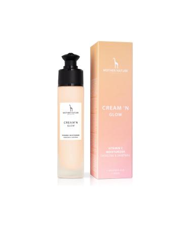 Vitamin C Moisturizer with vitamin E and rhubarb extract natural vegan cosmetics - 50ml natural cosmetics from Mother Nature Cosmetics - light anti-aging day cream against wrinkles and blemishes