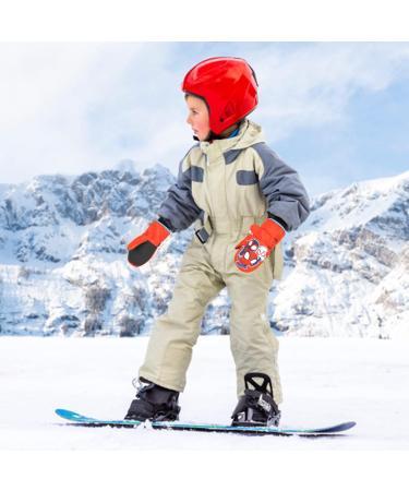 Spiderman Toddler Snow Gloves | 3M Thinsulate Waterproof Mittens for Kids 2-5 Years | Winter Gloves with Spidey and Friends - Buy Online on SooperMarket.com