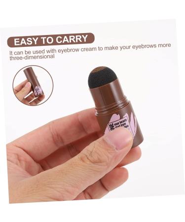 MAGICLULU 1pc Hairline Eyebrow Powder One Step Brow Powder Stamp Buildable Eyebrow Makeup Up Hair Shadow Eyebrow Powder Stamp Makeup Concealer Hairline Embellishment Repair Plastic Product 1 count (Pack of 1) As Shown - Buy Online on SooperMarket.com