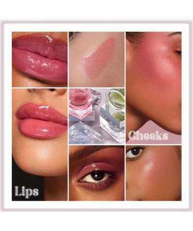 Magic Color Changing Cream for Cheek & Lip - Moisturizing Blush & Lip Gloss - Multi Use Cream Liquid Blush Face Lips Cosmetic (Transparent Clear) - Buy Online on SooperMarket.com