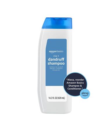 Amazon Basics 2-in-1 Dandruff Shampoo & Conditioner, Gentle pH Balanced, 14.2 Fl Oz - 6-Pack - Buy Online on SooperMarket.com