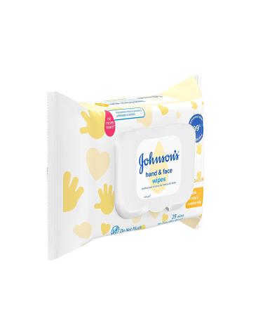 Johnson's Hand & Face Baby Sanitizing Cleansing Wipes for Travel - No More Tears Formula - Paraben and Alcohol Free - 25 ct (Pack of 4) - Buy Online on SooperMarket.com