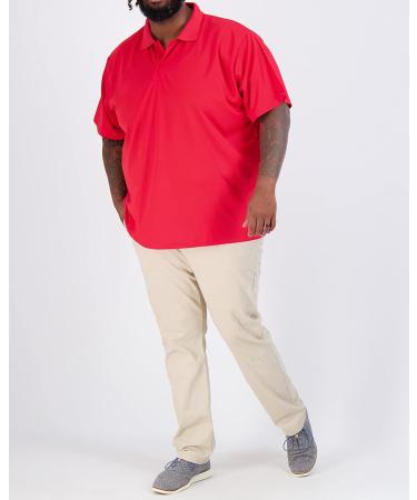 3 Pack Men's Quick-Dry Short Sleeve Athletic Performance Polo Shirt - Regular & Big-Tall Sizes (S-5X) - Regular Large Set for Active Men - Buy Online on SooperMarket.com